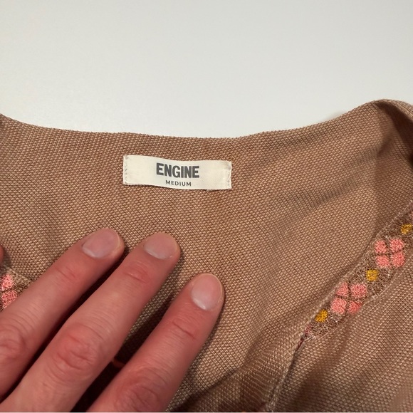 Engine Women's Boho Mini Dress with‎ Embroidered Accents Size Medium - Picture 3 of 9